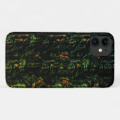 Boomschors onder groen gehammerd glas Case-Mate iPhone case (Achterkant (horizontaal))