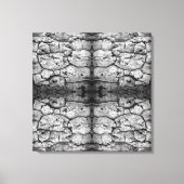 Boomschors Zwart Wit Foto Close-up Patroon Canvas Afdruk (Voorkant)