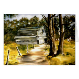 Boomschuur in gevlekte landschapsolie