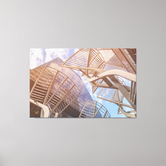 Boomsculpturen Canvas Afdruk (Voorkant)