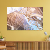 Boomsculpturen Canvas Afdruk (Insitu (Woonkamer))