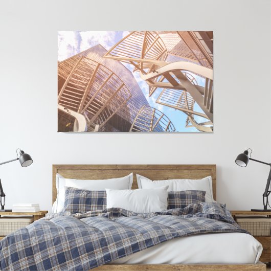 Boomsculpturen Canvas Afdruk (Insitu (Slaapkamer))