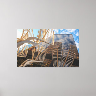 Boomsculpturen Canvas Afdruk