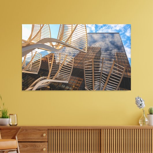 Boomsculpturen Canvas Afdruk (Insitu (Woonkamer))