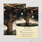 Boomse Nachtboom met Lichtjes & Potten Trouw RSVP (Voorkant / Achterkant)