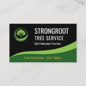 Boomservice Arborist QR-code Professioneel Visitekaartje (Voorkant)