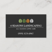 Boomservice en tuinonderhoud visitekaartje (Voorkant)