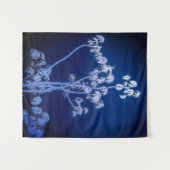 BoomSilhouet in de koninklijke bosbouw Wandkleed (Voorkant (horizontaal))