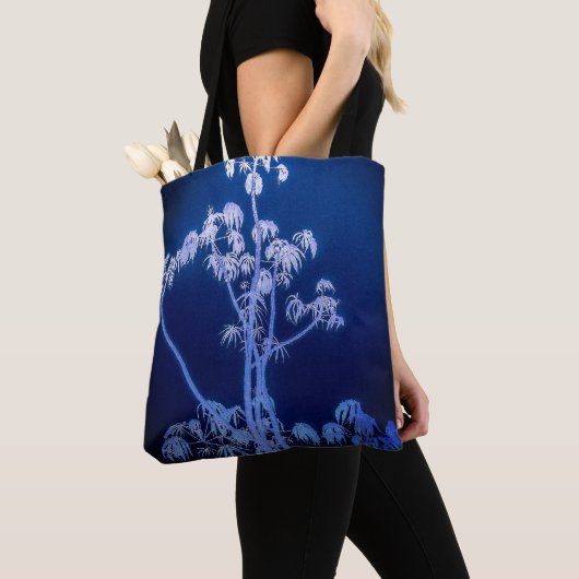Boomsilhouet in het Tas Royal Blues (Dichtbij)