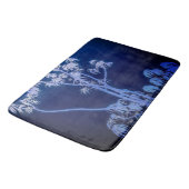 Boomsilhouet in Royal Blues Bath Mat (Gekanteld)
