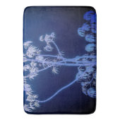 Boomsilhouet in Royal Blues Bath Mat (Voorkant Verticaal)
