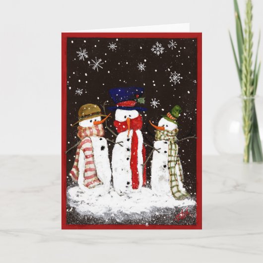 BOOMSJAALS FEESTDAGEN KAART (Voorkant)