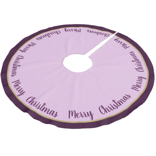 Boomskirt-Merry kerst Kerstboom Rok (Gekanteld)