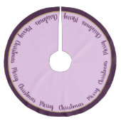 Boomskirt-Merry kerst Kerstboom Rok (Voorkant)