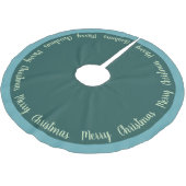 Boomskirt-Merry kerst Kerstboom Rok (Gekanteld)