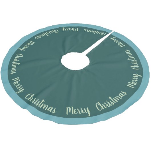 Boomskirt-Merry kerst Kerstboom Rok (Gekanteld)