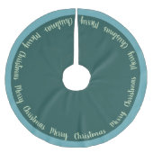 Boomskirt-Merry kerst Kerstboom Rok (Voorkant)