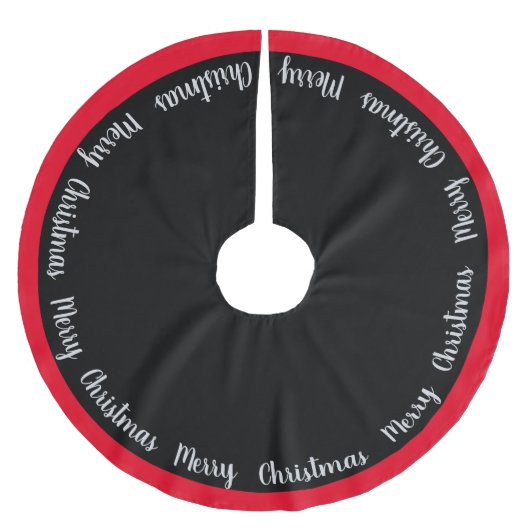 Boomskirt-Merry kerst Kerstboom Rok (Voorkant)