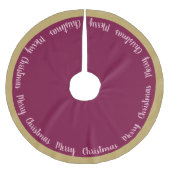 Boomskirt-Merry kerst Kerstboom Rok (Voorkant)