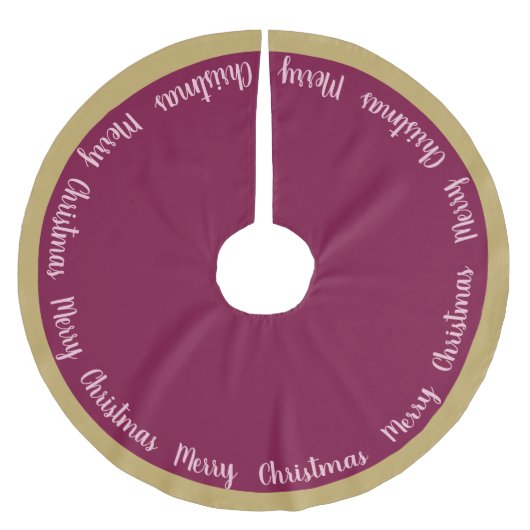 Boomskirt-Merry kerst Kerstboom Rok (Voorkant)