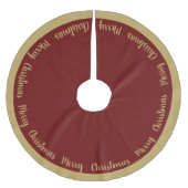Boomskirt-Merry kerst Kerstboom Rok (Voorkant)