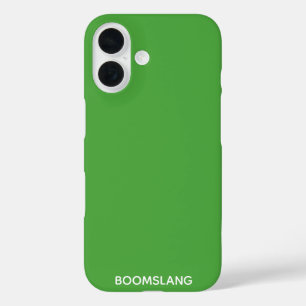 Boomslang groene kleurnaam iPhone 16 hoesje