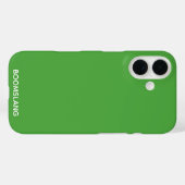 Boomslang groene kleurnaam Case-Mate iPhone case (Achterkant (horizontaal))