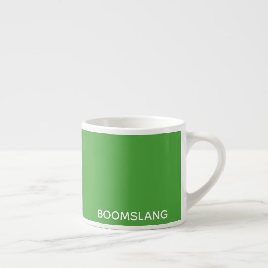 Boomslang groene kleurnaam espresso kop (Rechts)