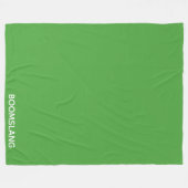 Boomslang groene kleurnaam fleece deken (Voorkant (Horizontaal))