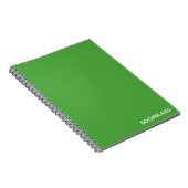 Boomslang groene kleurnaam notitieboek (Rechterzijde)