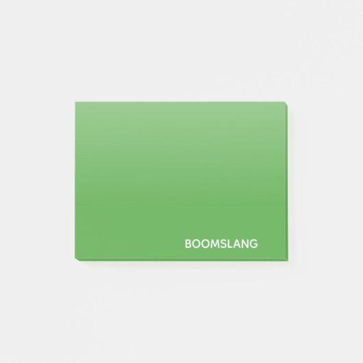 Boomslang groene kleurnaam post-it® notes (Voorkant)