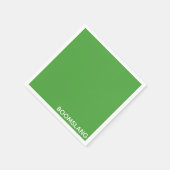 Boomslang groene kleurnaam servet (Hoek)