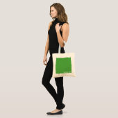Boomslang groene kleurnaam tote bag (Voorkant (model))