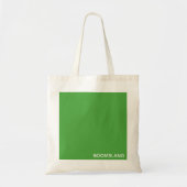 Boomslang groene kleurnaam tote bag (Voorkant)