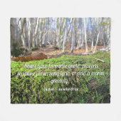 Boomsluimers in het herfstmos - gepersonaliseerd fleece deken