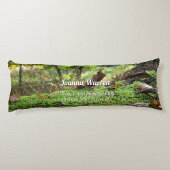 Boomsluimers in het herfstmos - gepersonaliseerd lichaamskussen