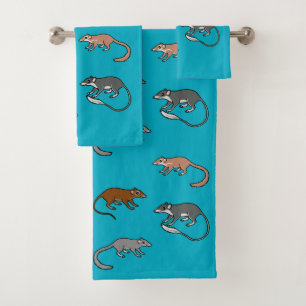 boomspitsmuizen bad handdoek