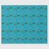 boomspitsmuizen cadeaupapier (Vlak)