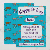 Boomspitsmuizen Gefeliciteerd Kaart (Voorkant / Achterkant)