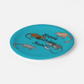 boomspitsmuizen papieren bordje (Gekanteld)