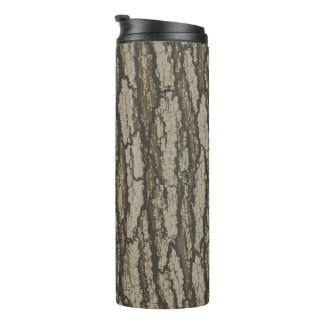 Boomstam camouflage voor mannen jagen thermosbeker
