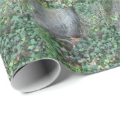 Boomstam en vijver in het bos cadeaupapier (Rol Hoek)