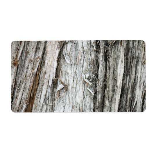 boomstam etiket (Voorkant)