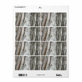 boomstam etiket (Full Sheet)