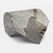 Boomstam patroon halsdoek stropdas (Opgerold)