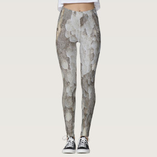 Boomstam patroon klassieke ronde sticker leggings
