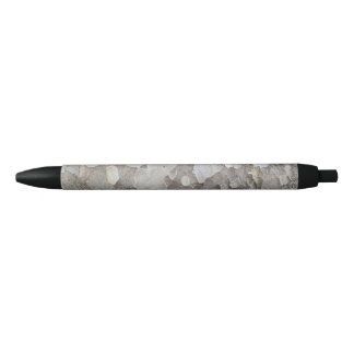 Boomstam patroon klassieke ronde sticker zwarte inkt pen