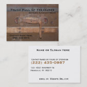  boomstam voor Antieke en verzamelobjecten Visitekaartje (Voorkant / Achterkant)