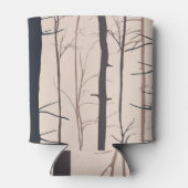 Boomstammen: levenloos bos silhouet. blikjeskoeler (Achterkant)