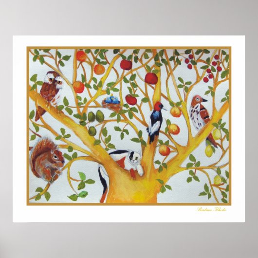 boomstammen, poster (Voorkant)